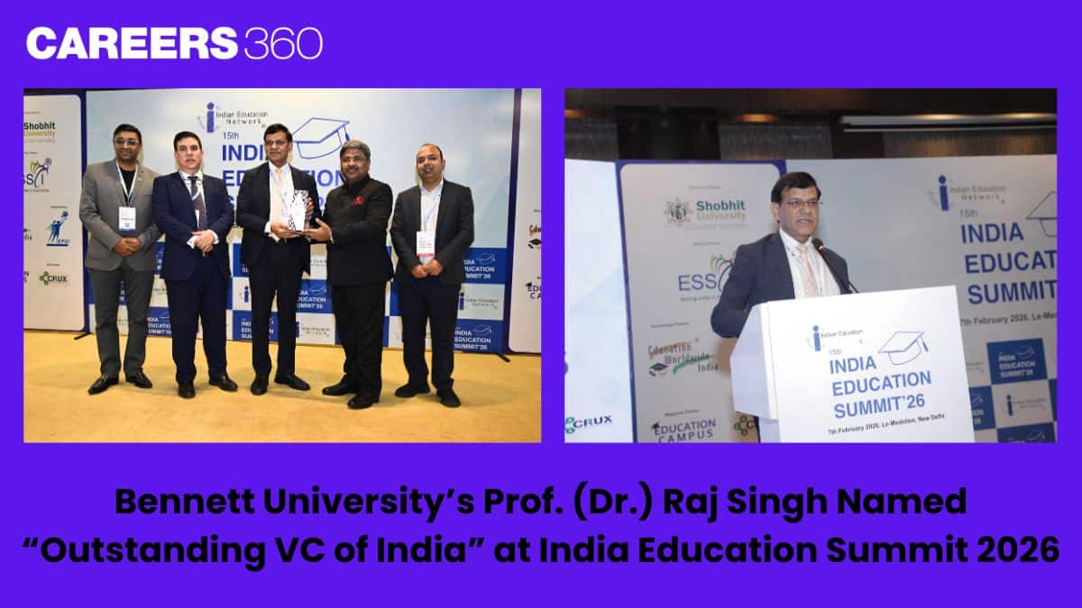 Bennett University’s Prof. (Dr.) Raj Singh Named “Outstanding VC of India” at India Education Summit 2026